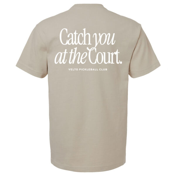 CATCH YOU AT THE COURT - OVERSIZED T-SHIRT Thumbnail