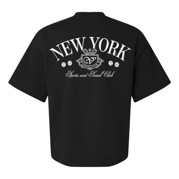 SOCIAL CLUB - BOXY FRENCH TERRY T-SHIRT Thumbnail
