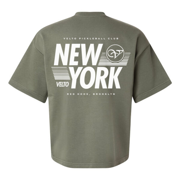 RED HOOK, BROOKLYN - BOXY FRENCH TERRY T-SHIRT Thumbnail
